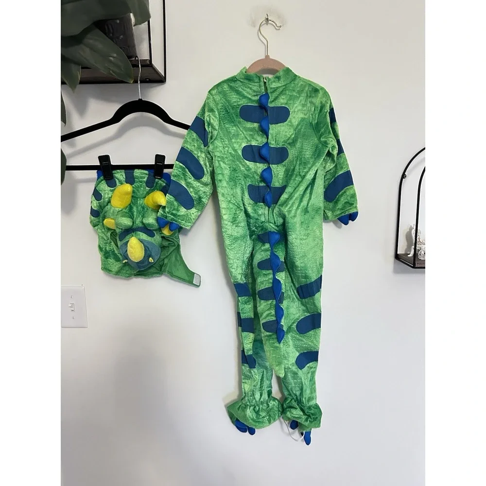 NWOT Spooktacular Creations Toddler Triceratops Dinosaur Halloween Costume 3T